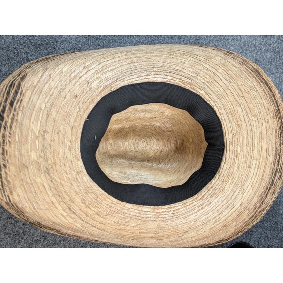 Carlos Hats Sahuayos Hat Cowboy Fitted Mens Straw Western Brown Lot 2 Rodeo - Picture 8 of 16
